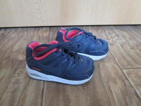 Pěkné tm. modré dívčí tenisky nike air, č. 23,5, nike,23