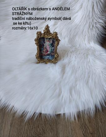 Oltařík s andělem strážným,