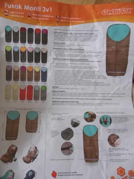 Zimní fusak monti 3v1 emitex, emitex