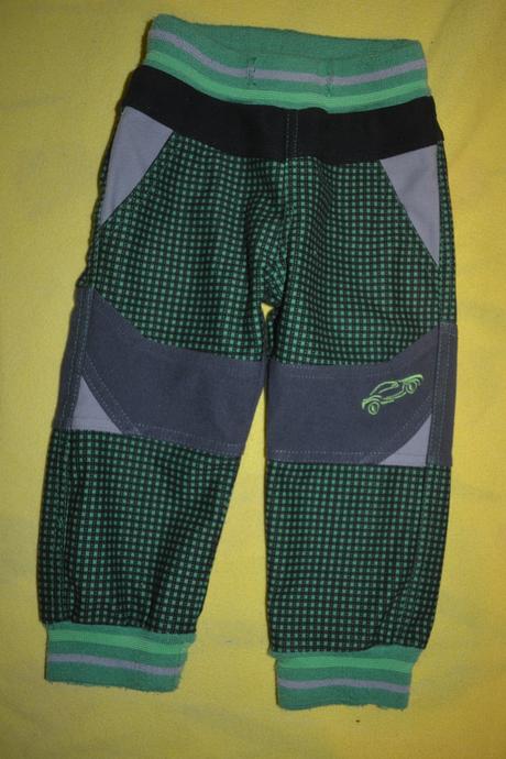 Podzimní bavlněné kalhoty na 7-12měs., kugo,74