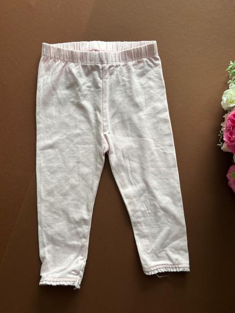 Legíny světle růžové - v. 6/9 měs., next,74