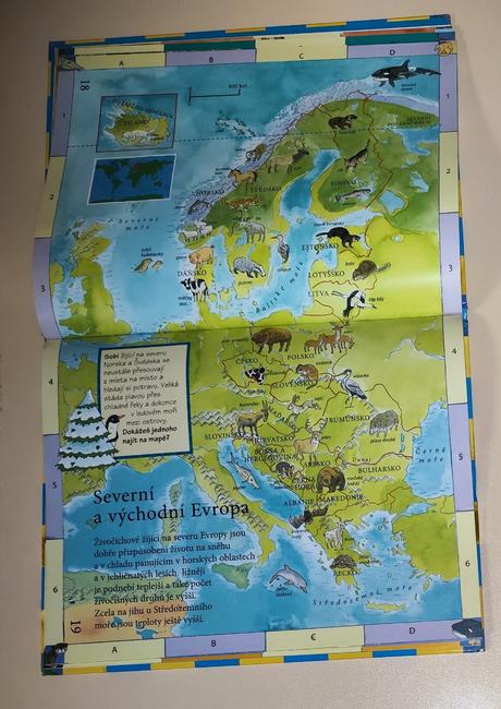 Kniha obrazový atlas zvířat pro nejmenší,