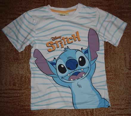 Tričko stitch vel. 134, disney,134
