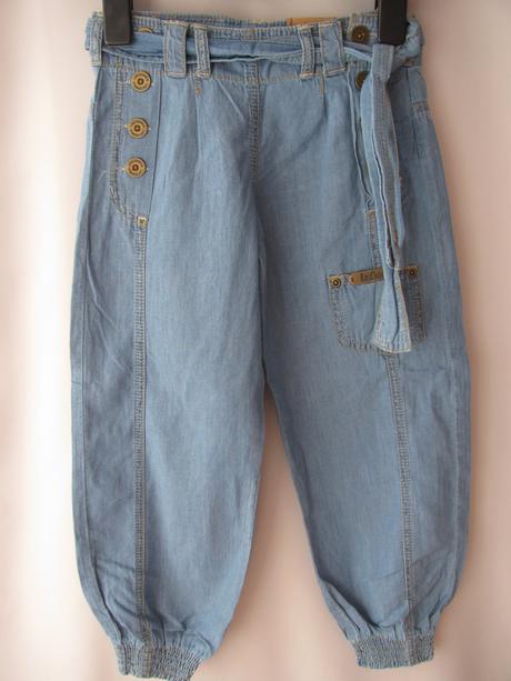 Kalhoty z letní džínoviny, 7/8 -lee cooper, lee cooper,128