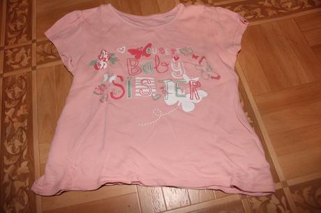 Dívčí tričko motýlci vel. 80 - 86, george,80