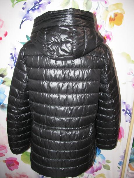 Černá zimní prošívaná bunda s kapucí s.oliver, s.oliver,40