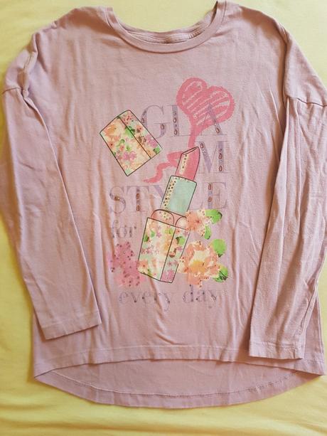 Bavlněné triko s kaminky zn bluekids, 140