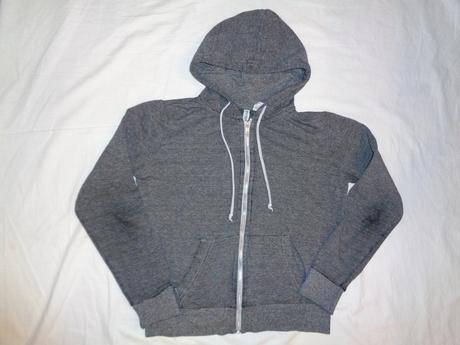 Slabší šedobílá melírovaná mikina 158/164, h&m,158