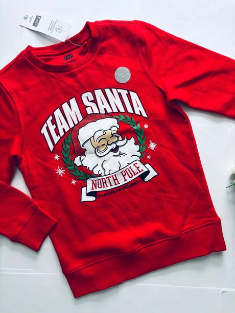 D79/ mikina vánoční - v.7/8 let, 128