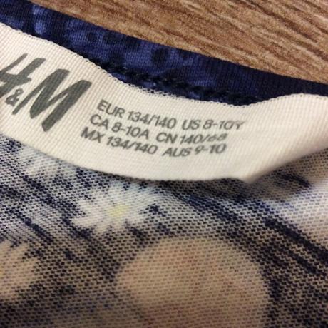 Bavlněné motýlkové šaty h&m, h&m,134