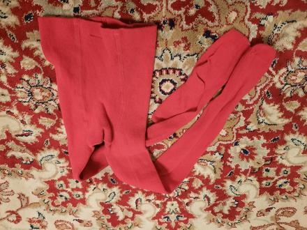 Červené punčochy, h&m,98