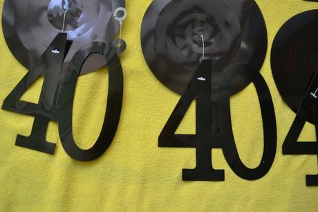 20 ks ozdob na narozeniny, věk 40 nebo 4 r., 