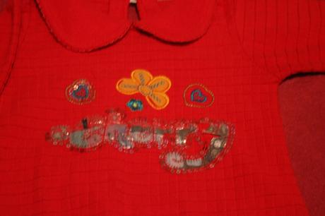 Dívčí halenka motýlek a srdíčka, 98