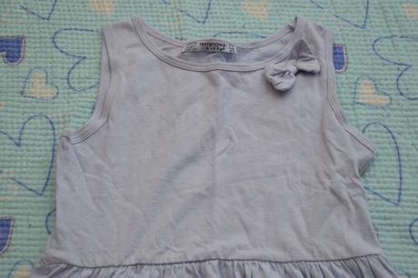 Fialkové letní slabé bavlněné šaty, terranova,128