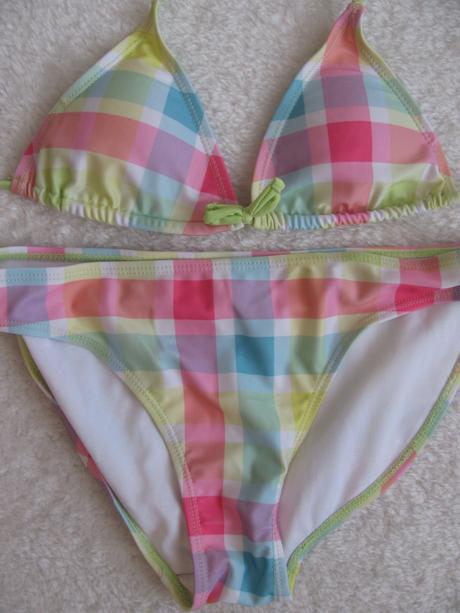 Dvoudílné dívčí barevné plavky,bikiny, yigga,164