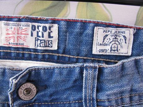 Perfektní džínové kraťasy s vyšitým logem, pepe jeans,152