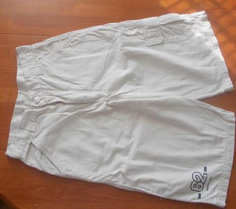 Chlapecké šortky krémové polopiano, 152