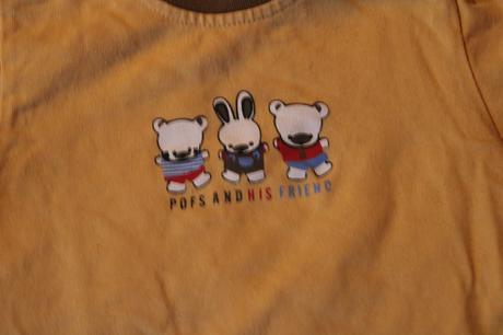 Dětská halenka pofs a jeho přátelé-medvídci,králík, frog,74