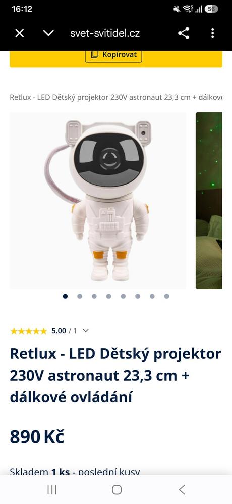 Dětský projektor,