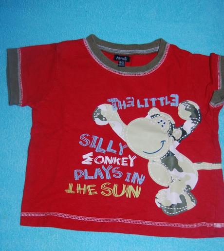 Tričko s opicí, minoti,92