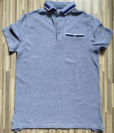 Tričko krátký rukáv s límečkem, f&f,146