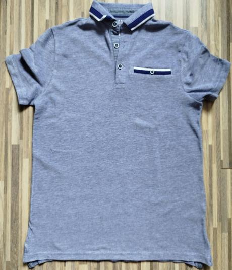 Tričko krátký rukáv s límečkem, f&f,146