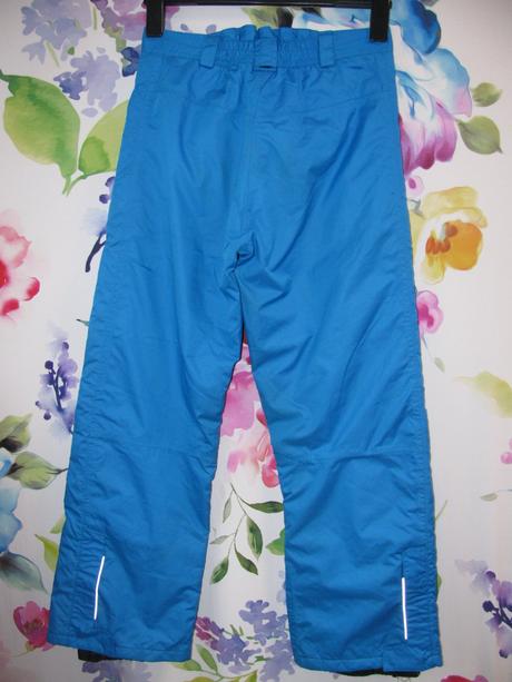 Chlapecké modré lyžařské kalhoty, oteplovačky, crivit,152