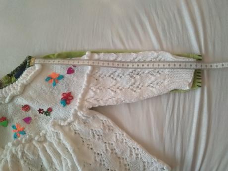 Pletené šatičky/svetřík, 80