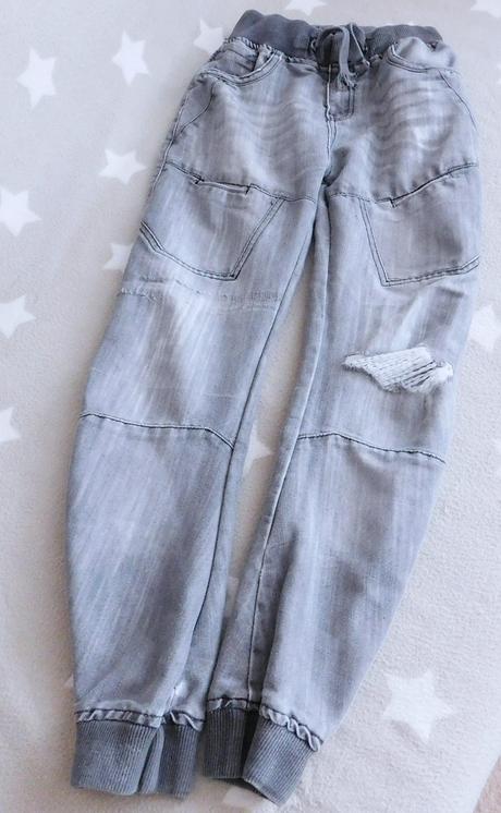 Riflíky denim vel.158/164, denim,164