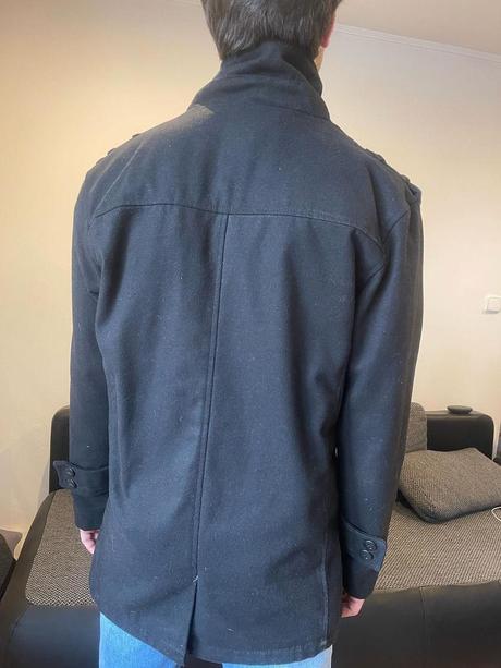 Pánský flaušový kabát m l, m