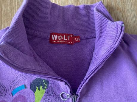 Dívčí mikiny - 2ks - wolf, wolf,128