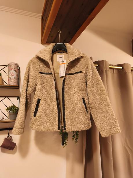 Kožíšková bunda / kožíšek / jarní bunda xs/s, sinsay,xs