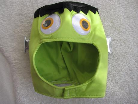 Kostým, maska na hlavu frankenstein,