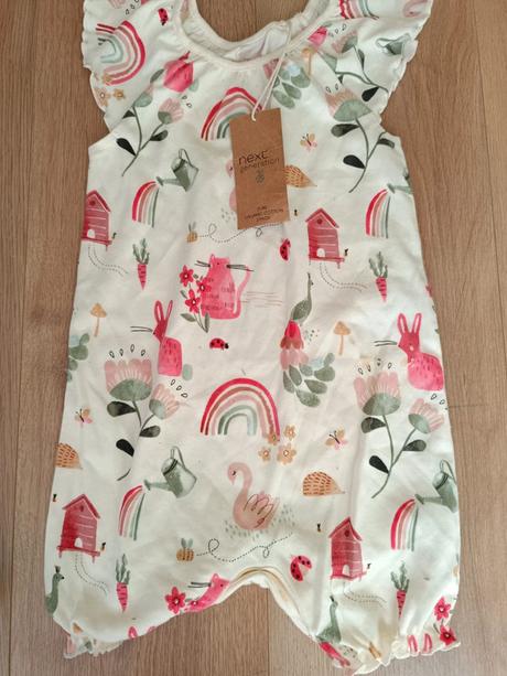 Letní overal s duhy 98 next, next,98