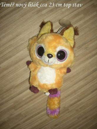 Plyšový lišák cca 23cm,