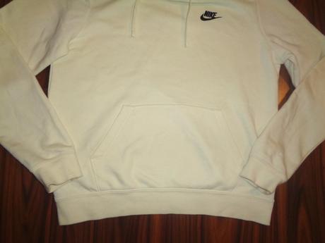 Luxusní bavlněná mikina nike - slonová kost, nike,m