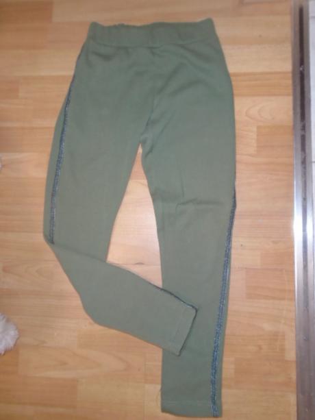 Vyteplené legíny vel 164 délka 91 cm, 164
