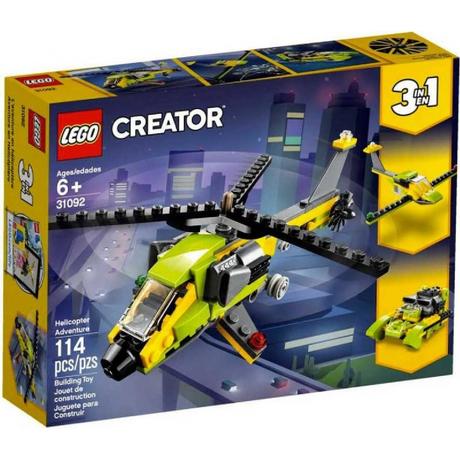 Lego creator 31092 dobrodružství s helikoptérou, 