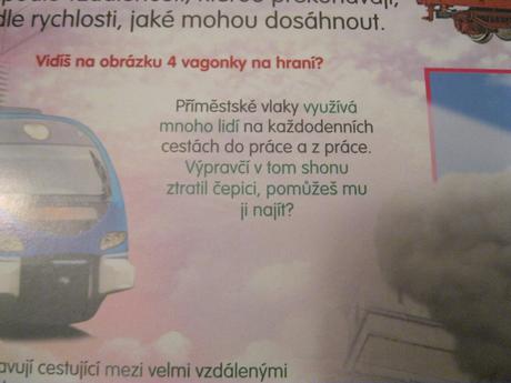 Knížka vlaky a železnice, 