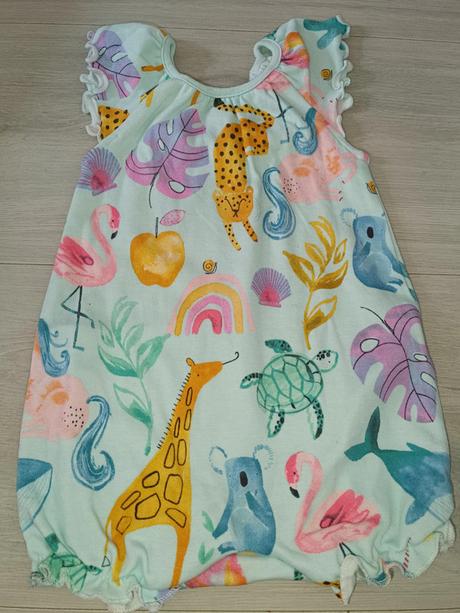 Letní overal zvířátkový 62 next, next,62