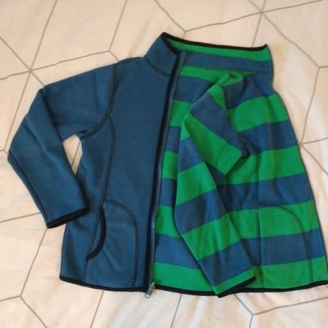 7ks v.140 oboustranná mikina tcm, nové džíny s ced, 140–152