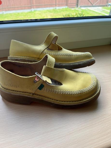 Celokožené baleríny, kickers,37