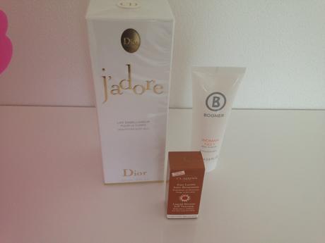 Kozmeticky balicek - dior, bogner, clarins,