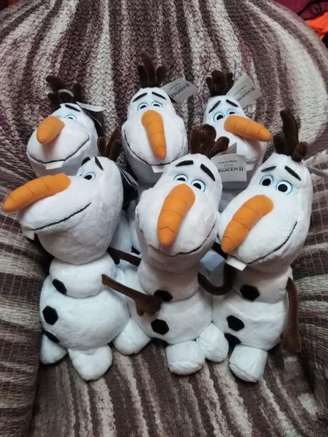 Plyšový olaf frozen ii svítící nos, 
