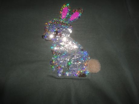 Mikina hm s králíčkem, vel. 8-10 let, h&m,134