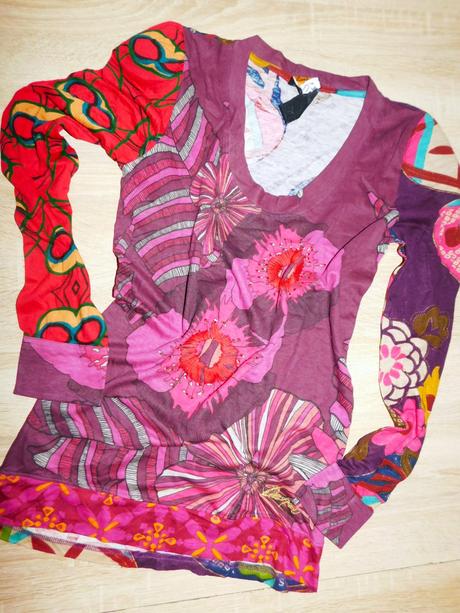 Dámské triko dl. rukáv, desigual,l
