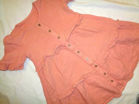 Pěkné lososové vzdušné šaty, george,110