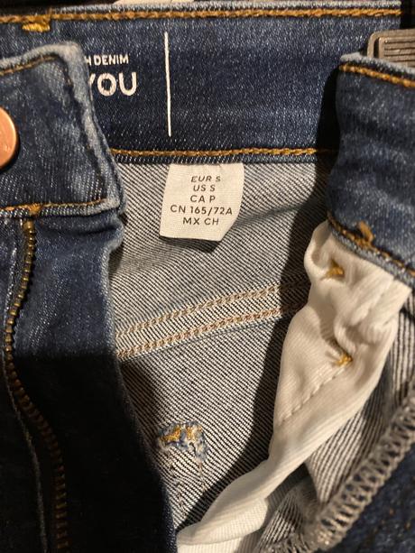 Džíny denim, h&m,s