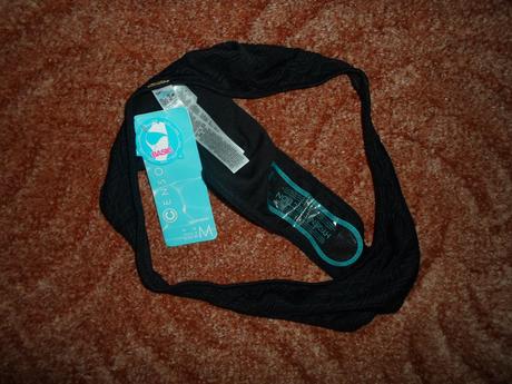 Černé plavkové kalhotky bikiny, new yorker,m