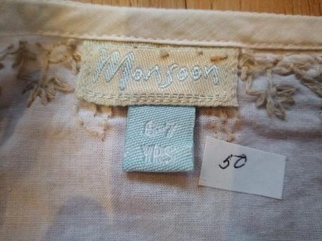 7 x košile / halenka, vel 122/128, 122